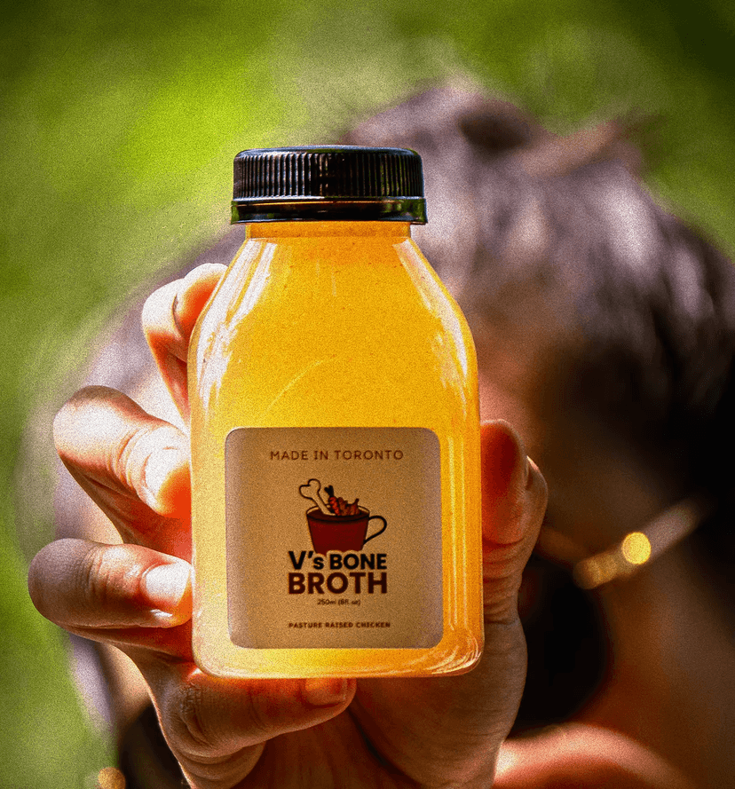 V's Bone Broth product showcase